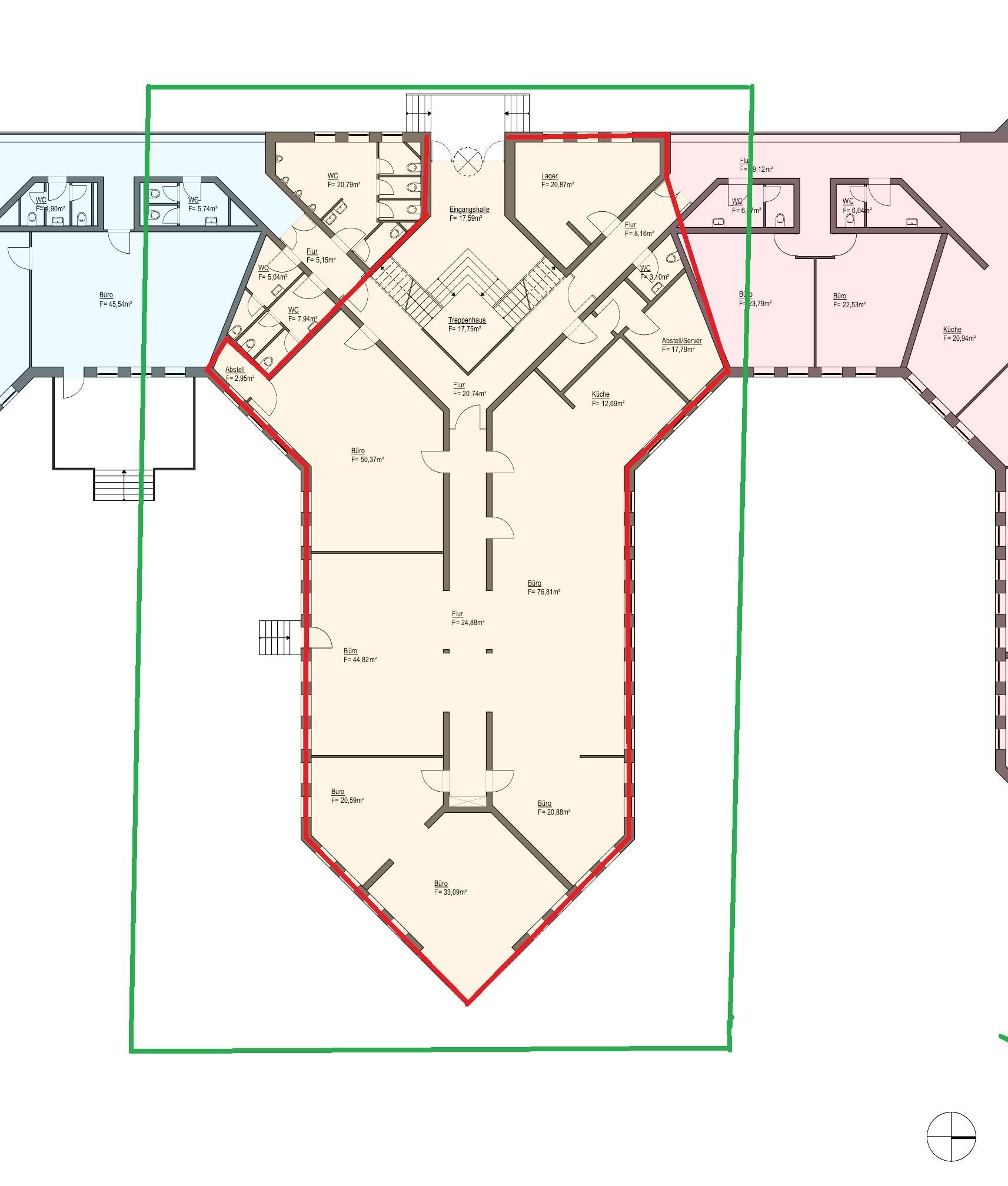 Bürogebäude zur Miete provisionsfrei 14 € 367,7 m²<br/>Bürofläche St. Lorenz - Süd Lübeck 23558