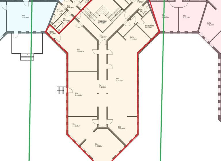 Bürogebäude zur Miete provisionsfrei 14 € 367,7 m² Bürofläche St. Lorenz Süd Lübeck 23558