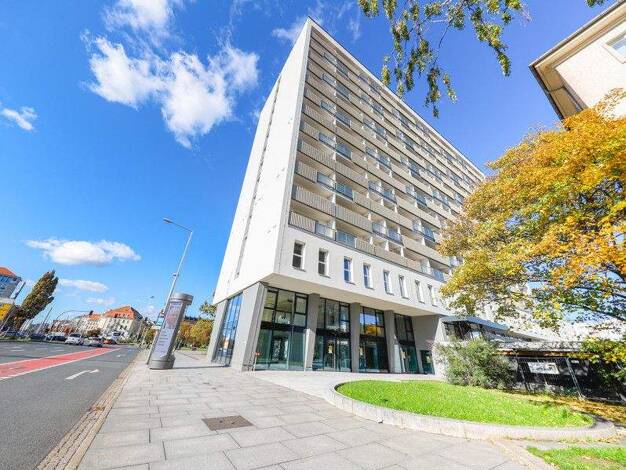 Wohnung zur Miete - Erstbezug 649 € 2 Zimmer 43,1 m² 4. Geschoss frei ab 01.01.2026 Grunaer Straße 5 Pirnaische Vorstadt Dresden-Pirnaische Vorstadt 01069