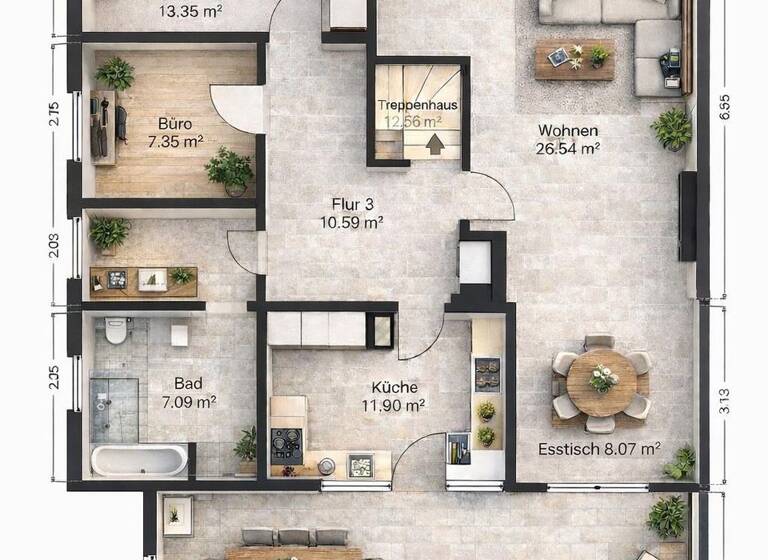 Doppelhaushälfte zum Kauf 789.000 € 4 Zimmer 130 m² 662 m² Grundstück Buchschlag Dreieich 63303