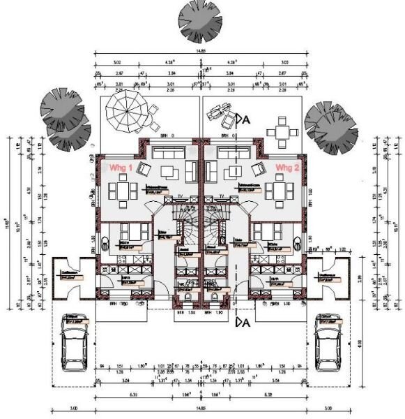 Doppelhaushälfte zur Miete 1.100 € 4 Zimmer 129,1 m²<br/>Wohnfläche Grüner Weg 33 B Ankum Ankum 49577