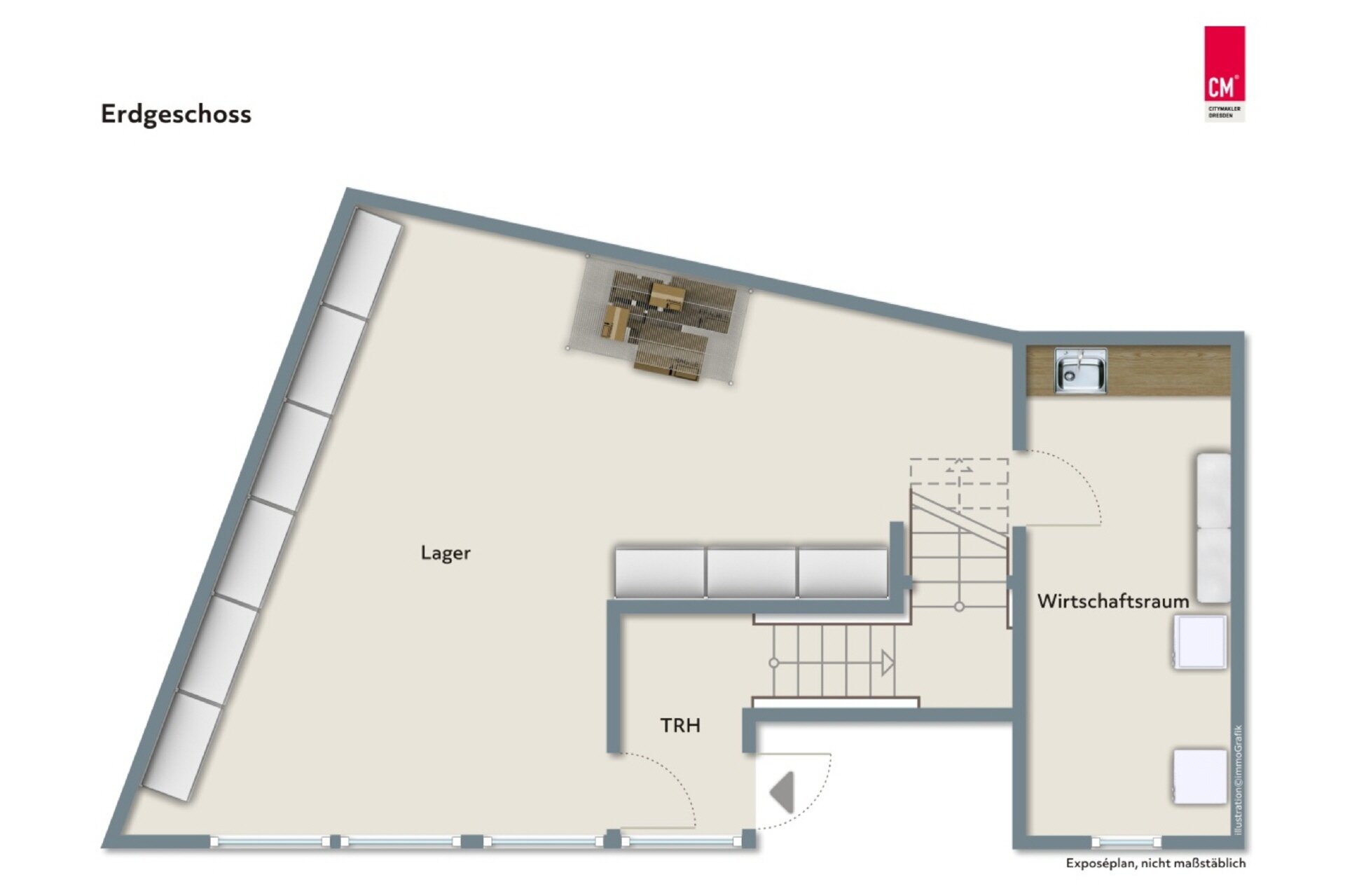 Bürofläche zur Miete 2.750 € 7 Zimmer 248 m²<br/>Bürofläche Plauen (Würzburger Str.-West) Dresden 01187