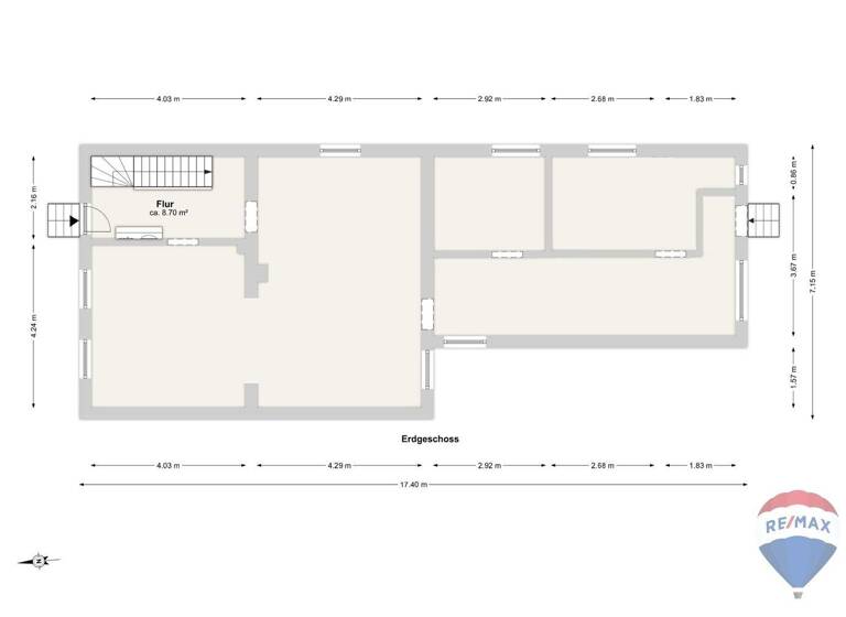 Doppelhaushälfte zum Kauf 240.000 € 3 Zimmer 142 m² 466 m² Grundstück Emmerich Emmerich am Rhein 46446