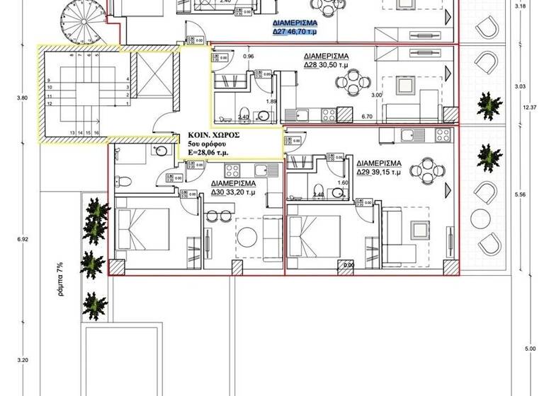 Studio zum Kauf 250.000 € 2 Zimmer 47 m² 5. Geschoss Athen