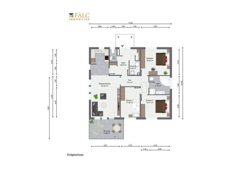 Bungalow zum Kauf 399.900 € 4 Zimmer 110 m² 860 m² Grundstück Bestensee 15741