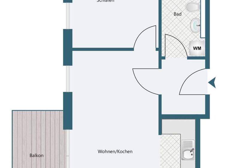 Wohnung zum Kauf 295.000 € 2 Zimmer 52 m² 1. Geschoss frei ab 01.06.2026 Wolfgang Landshut 84032