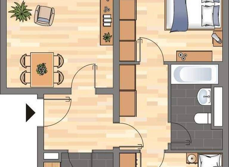 Wohnung zur Miete nur mit Wohnberechtigungsschein 451 € 3 Zimmer 79 m² EG frei ab 04.04.2026 Ardeystraße 52 Mitte Witten 58452