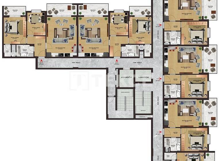 Studio zum Kauf 61.500 € 2 Zimmer 63 m² EG Trabzon 61220