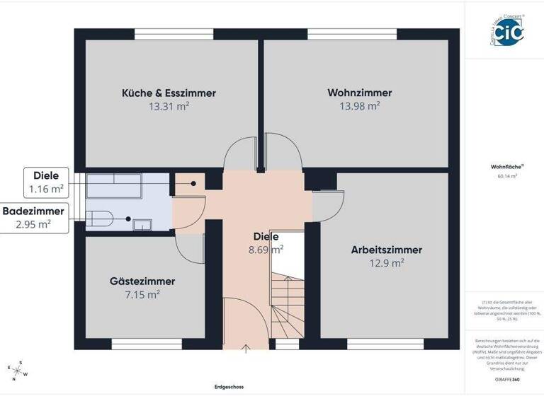 Einfamilienhaus zum Kauf 159.000 € 7 Zimmer 110,6 m² 412 m² Grundstück Oberschefflenz Schefflenz / Oberschefflenz 74850
