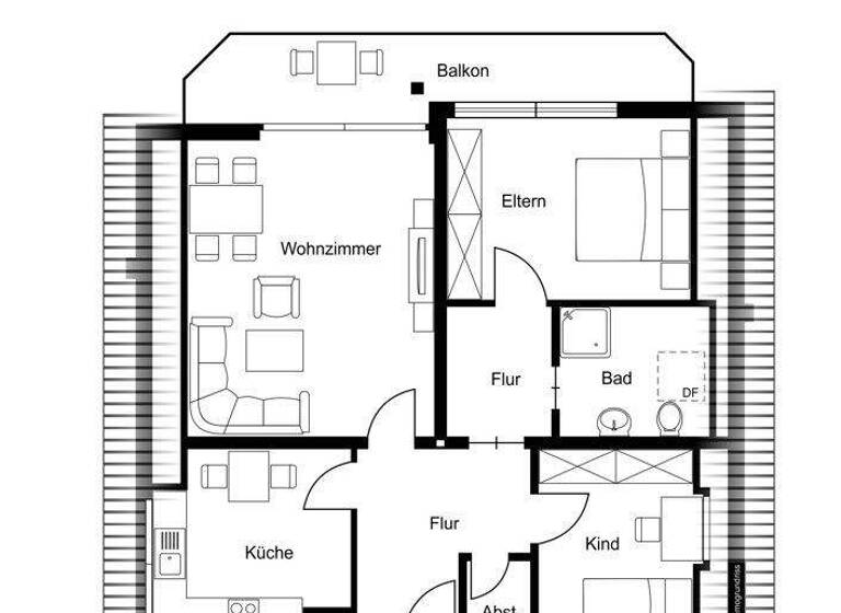 Wohnung zum Kauf 139.000 € 3 Zimmer 82,1 m² EG Neheim-Hüsten Arnsberg 59755