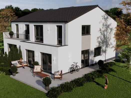 Doppelhaushälfte zum Kauf provisionsfrei 516.000 € 4 Zimmer 125 m² 332 m² Grundstück Newel Newel 54309