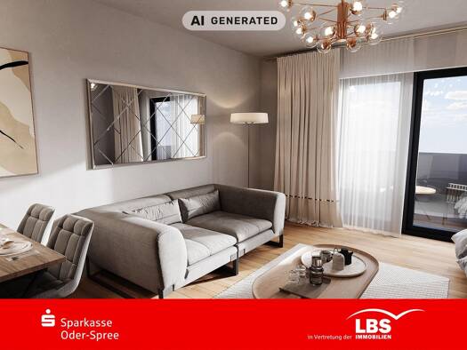 Wohnung zum Kauf - Erstbezug provisionsfrei 132.500 € 1 Zimmer 36,7 m² 1. Geschoss Briesen Briesen (Mark) 15518