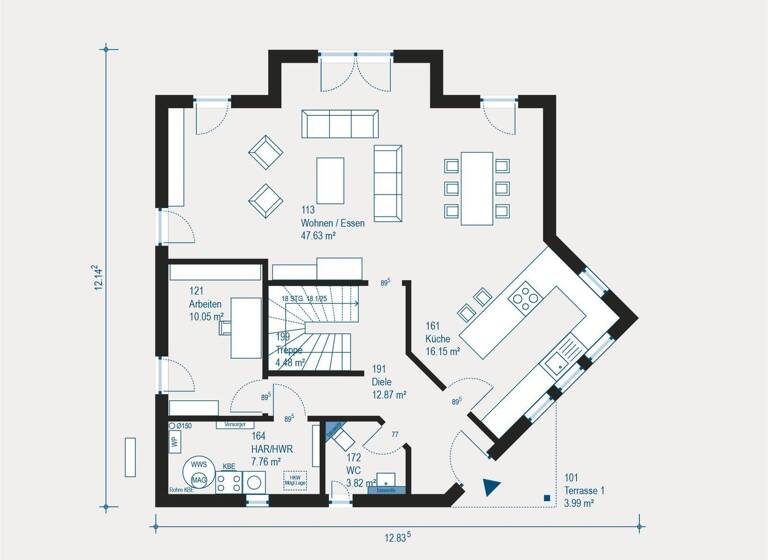 Einfamilienhaus zum Kauf 684.229 € 5 Zimmer 212,6 m² 550 m² Grundstück Sörgenloch 55270