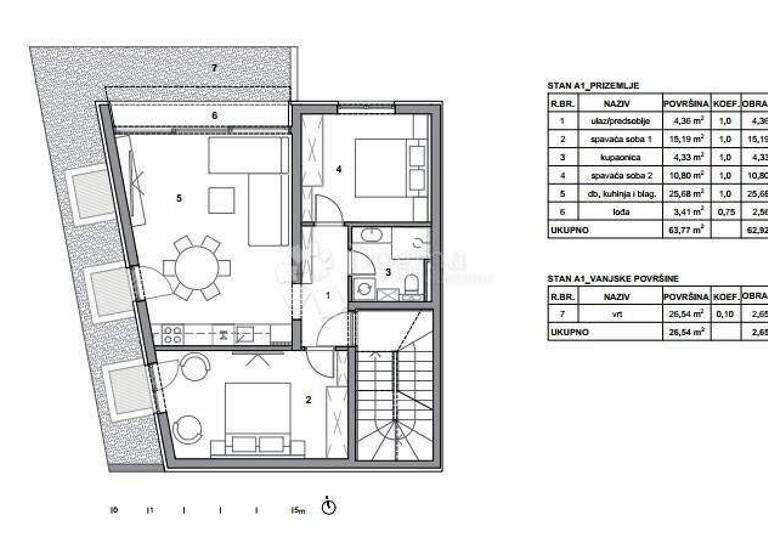Wohnung zum Kauf 289.000 € 3 Zimmer 67 m² Postira