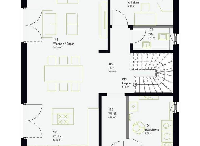 Einfamilienhaus zum Kauf provisionsfrei 359.000 € 5 Zimmer 143 m² 630 m² Grundstück Teterow 17166