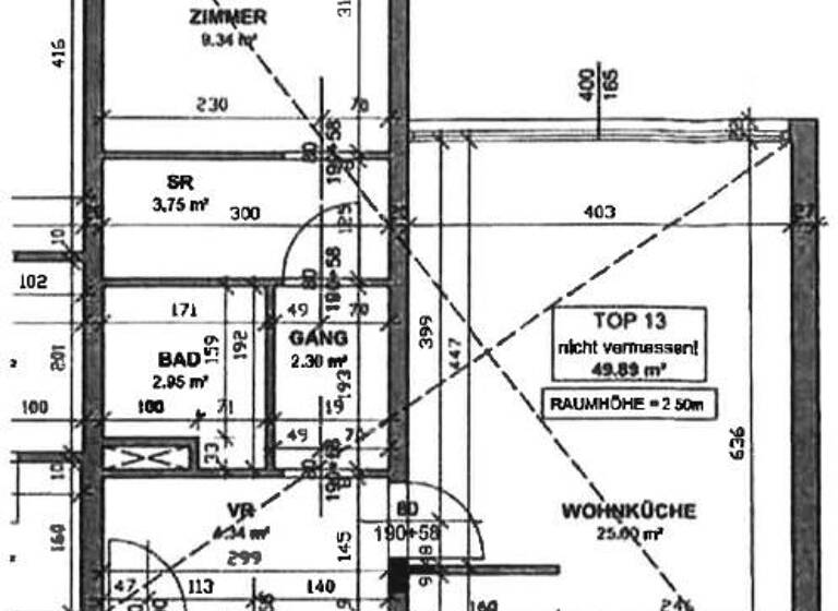 Wohnung zur Miete 706 € 2 Zimmer 49,9 m² 2. Geschoss Wien 1050