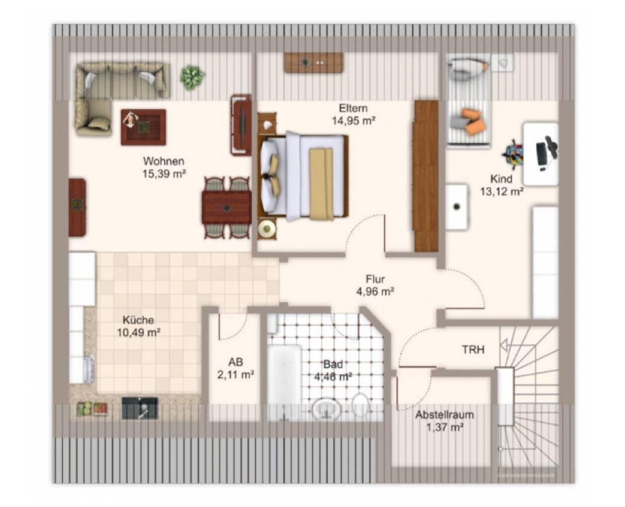 Studio zur Miete 500 € 3 Zimmer 65 m²<br/>Wohnfläche 2.<br/>Geschoss ab sofort<br/>Verfügbarkeit Hoppachshof Üchtelhausen 97532