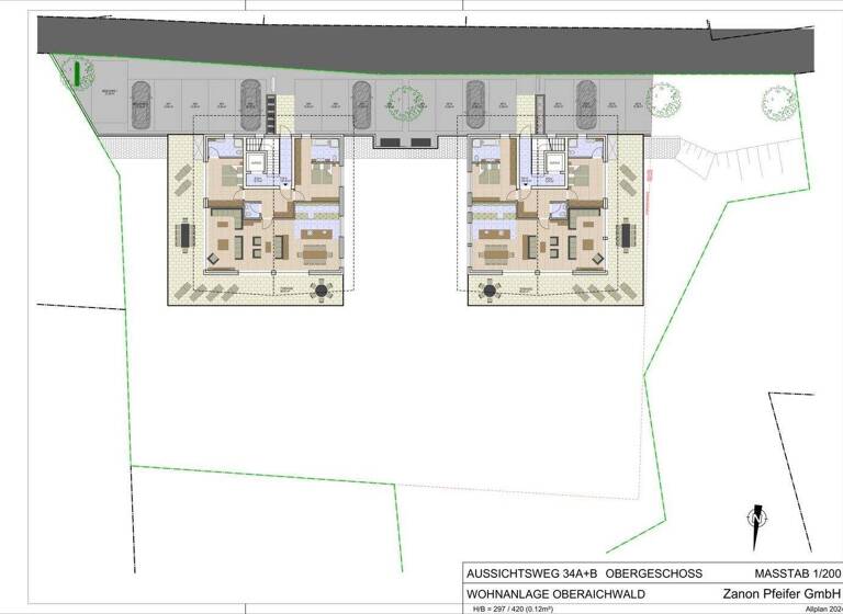 Terrassenwohnung zum Kauf - Erstbezug 645.120 € 3 Zimmer 92,2 m² EG Latschach 9582