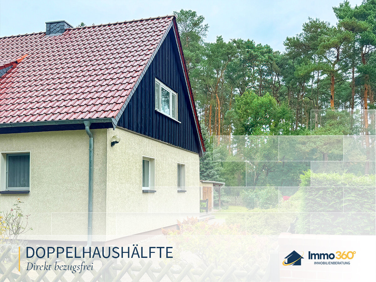 Doppelhaushälfte zum Kauf 269.000 € 4 Zimmer 96,4 m²<br/>Wohnfläche 500 m²<br/>Grundstück Waldfrieden Bernau bei Berlin 16321