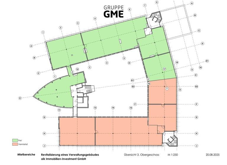 Büro zur Miete provisionsfrei 1.100 m² Bürofläche Kröpeliner Tor-Vorstadt Rostock 18055