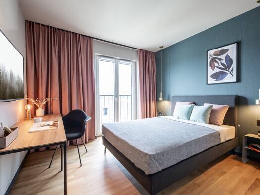 Wohnung zur Miete auf Zeit 1.450 € 1 Zimmer 21 m² frei ab 21.08.2031 Kurzekampstraße Gliesmarode Wabe - Schunter - Beberbach 38104