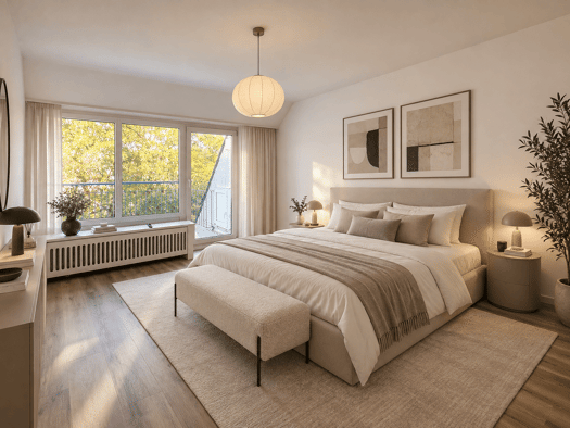 Wohnung zur Miete 1.790 € 2 Zimmer 71,1 m² 4. Geschoss Oberkassel Düsseldorf 40545