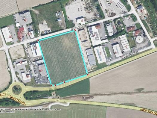 Grundstück zur Miete 17.592 m² Grundstück Alkoven 4072