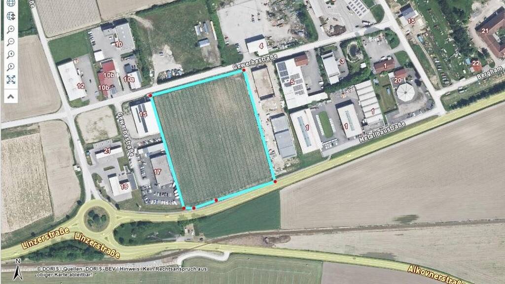 Grundstück zur Miete 17.592 m² Grundstück Alkoven 4072