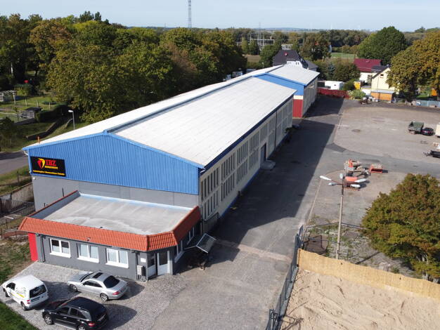 Produktionshalle zur Miete 1.800 m² Lagerfläche teilbar von 600 m² bis 1.800 m² Gothaer Straße 21 b Ohrdruf 99885