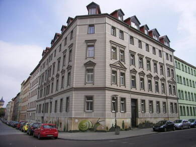 Wohnung zur Miete 490 € 2 Zimmer 56,2 m² Dachgeschoss, 4. Geschoss frei ab 01.06.2025 Krausenstr. 2 Nördliche Innenstadt Halle 06112
