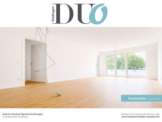 Wohnung zum Kauf - Erstbezug provisionsfrei 448.100 € 3,5 Zimmer 107,5 m² St Arnual Saarbrücken 66119