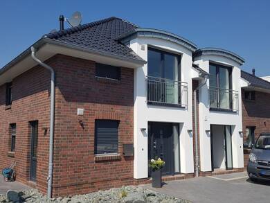 Doppelhaushälfte zum Kauf 332.600 € 4 Zimmer 118 m² 296,8 m² Grundstück Norderschweiburg Jade 26349