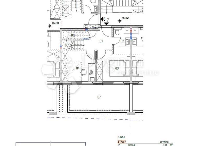 Wohnung zum Kauf 494.000 € 2 Zimmer 93 m² 2. Geschoss Povljana