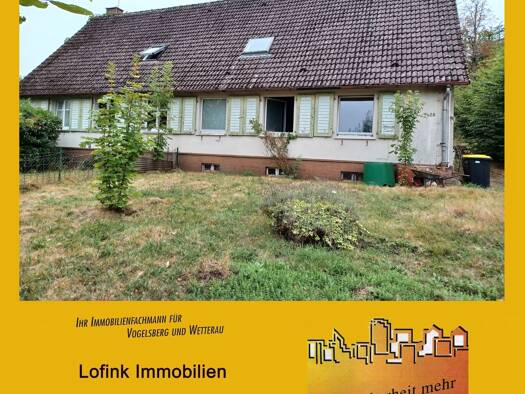 Einfamilienhaus zum Kauf 120.000 € 4 Zimmer 120 m² 1.014 m² Grundstück frei ab sofort Grebenhain Grebenhain 36355