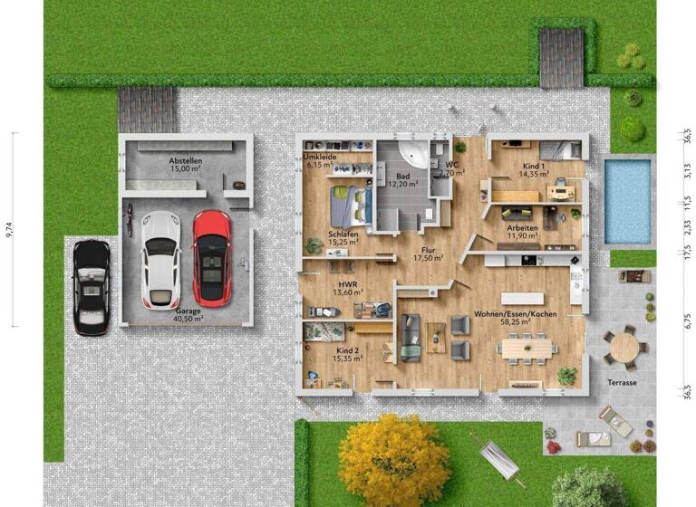 Bungalow zum Kauf 629.000 € 5 Zimmer 182,3 m² 952 m² Grundstück Landwehrhagen Staufenberg 34355