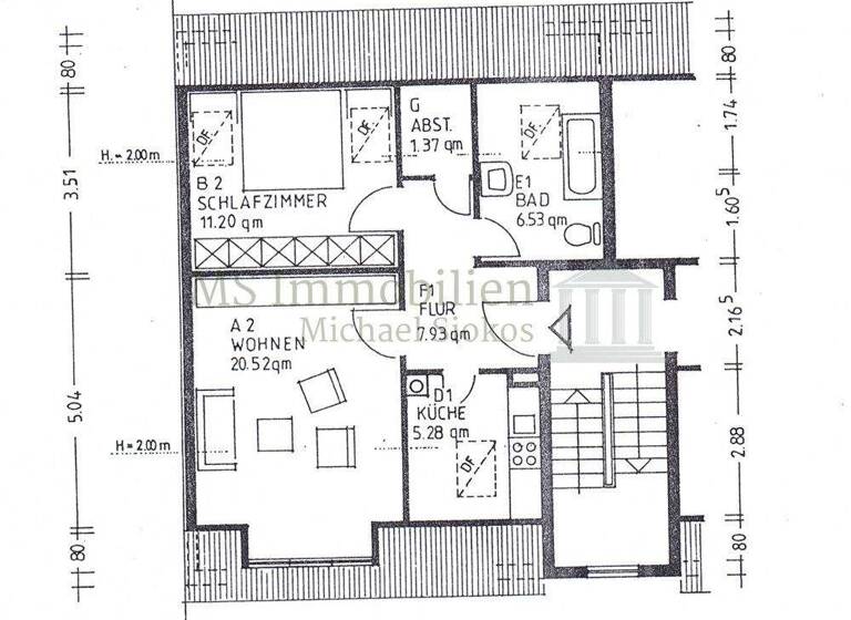 Wohnung zum Kauf 160.000 € 2 Zimmer 52,8 m² Schönau Mannheim / Schönau 68307