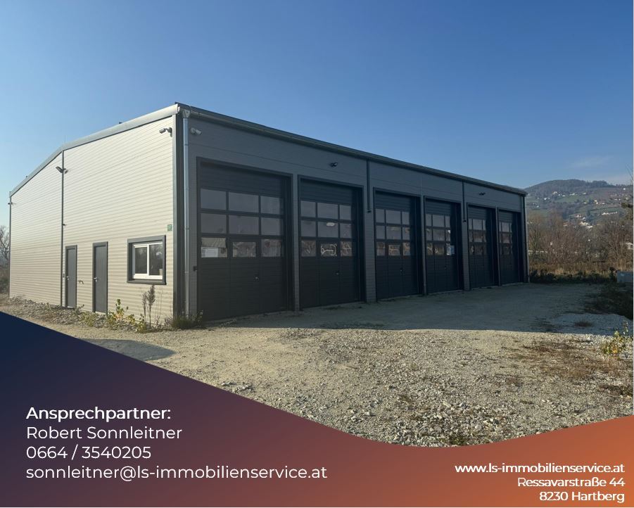 Halle/Industriefläche zum Kauf 850.000 € 358,6 m²<br/>Lagerfläche Hartberg 8230