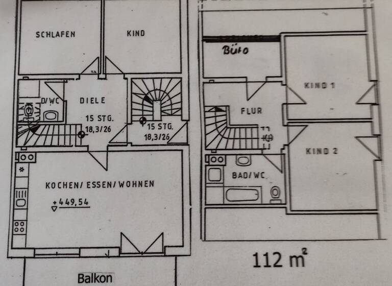Maisonette zur Miete 1.120 € 5 Zimmer 112 m² Geschoss 1/2 frei ab 01.07.2026 Pleiskirchen 84568