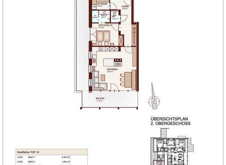 Wohnung zum Kauf - Erstbezug 1.987.500 € 3 Zimmer 88,1 m² Seeboden am Millstätter See 9871