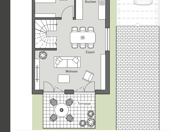 Doppelhaushälfte zum Kauf - Erstbezug provisionsfrei 934.000 € 5 Zimmer 160 m² 360 m² Grundstück frei ab 05.04.2027 Am Bergle Überlingen 88662