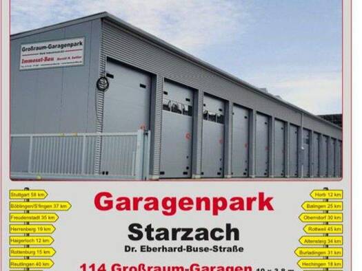 Garage zur Miete - Erstbezug provisionsfrei 250 € Dr. Eberhardt-Buse Str.8 Börstingen Starzach 72181