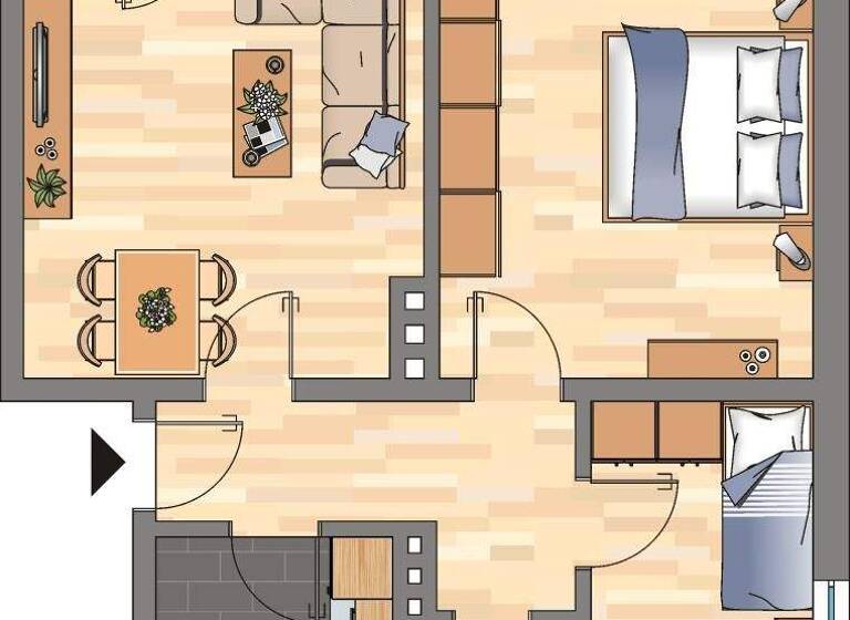 Wohnung zur Miete 409 € 3 Zimmer 57,2 m² 2. Geschoss frei ab 16.03.2026 Flensburgerstraße 5 Geestemünde Bremerhaven 27570
