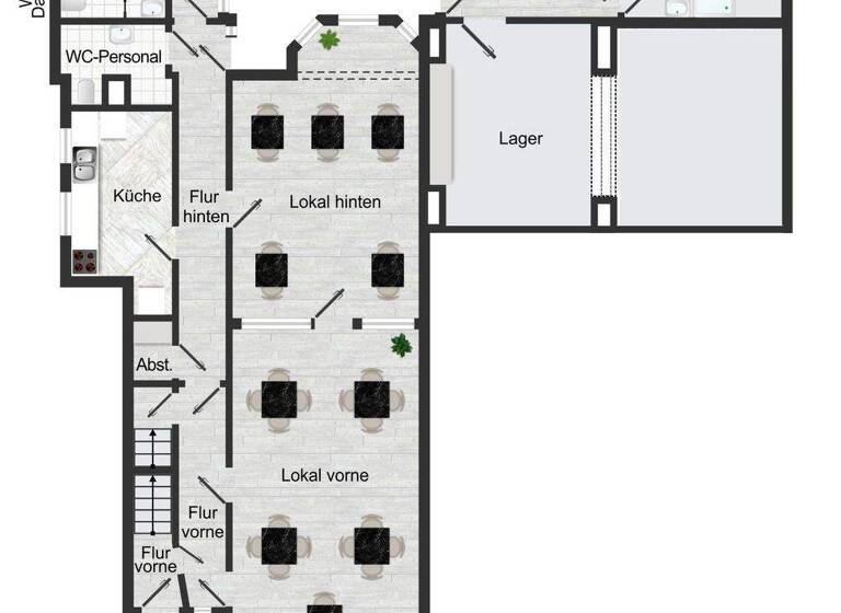 Restaurant zur Miete 2.000 € 80 m² Gastrofläche Ansbach 91522