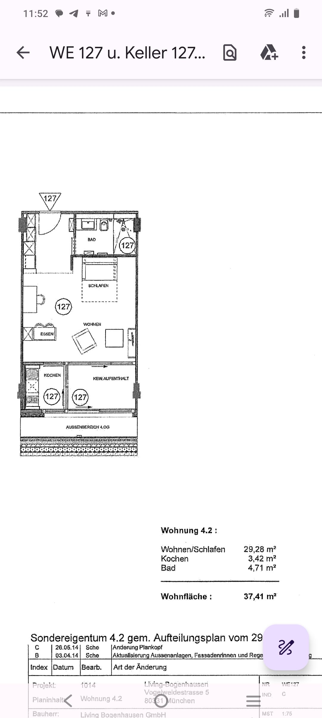 Wohnung zum Kauf 440.000 € 1,5 Zimmer 38 m²<br/>Wohnfläche 4.<br/>Geschoss ab sofort<br/>Verfügbarkeit Parkstadt München 81677