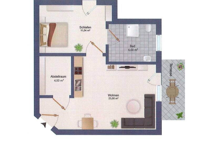 Wohnung zur Miete 624 € 2 Zimmer 48 m² EG Schirwindter Straße 56 Winsen Winsen (Luhe) 21423