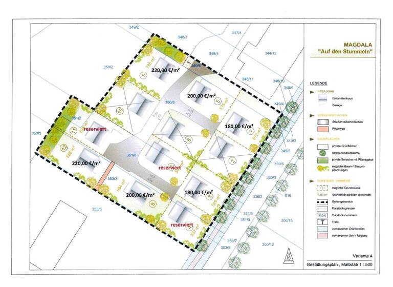 Grundstück zum Kauf 95.220 € 529 m² Grundstück Karl-Freyberg-Straße 13 Magdala 99441