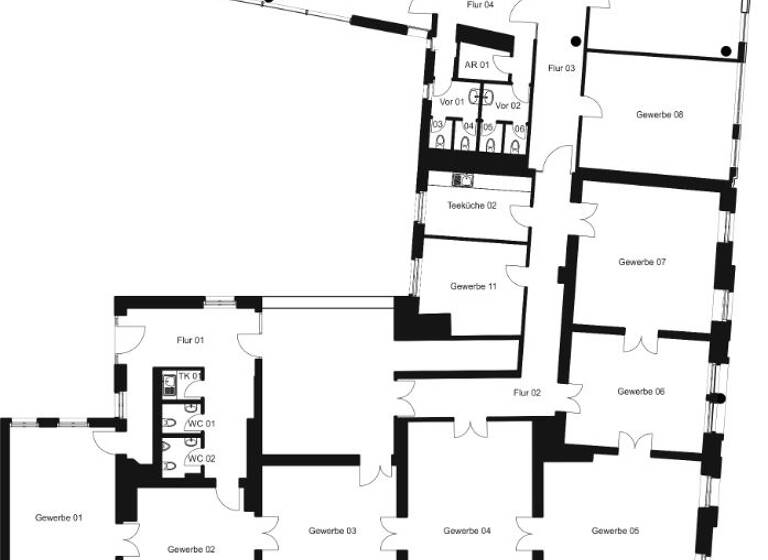 Bürofläche zur Miete provisionsfrei 30 € 476,6 m²<br/>Bürofläche ab 476,6 m²<br/>Teilbarkeit Mitte Berlin 10117