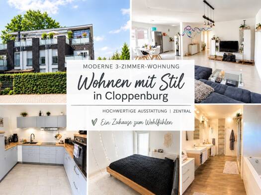Wohnung zur Miete 790 € 3 Zimmer 88,4 m² Cloppenburg Cloppenburg 49661
