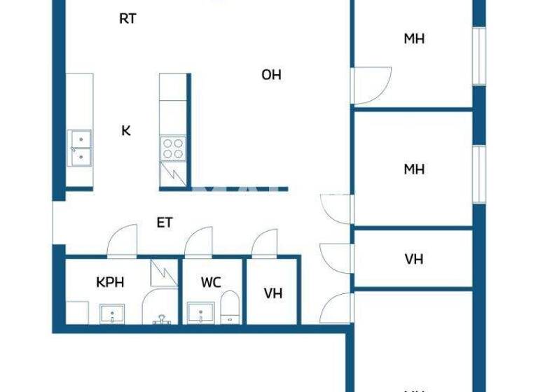 Studio zum Kauf 119.000 € 4 Zimmer 94,5 m² 4. Geschoss Auertie 7 Järvenpää 04410
