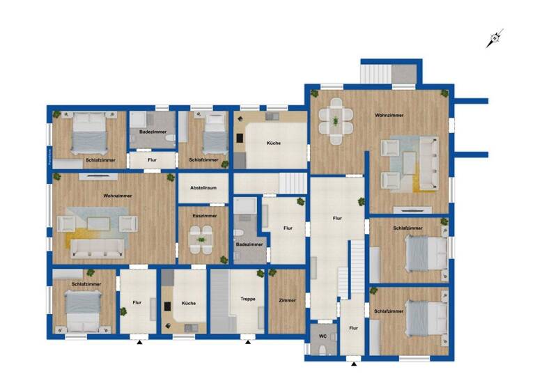 Mehrfamilienhaus zum Kauf 848.000 € 21 Zimmer 604 m² 2.492 m² Grundstück Dissen 49201